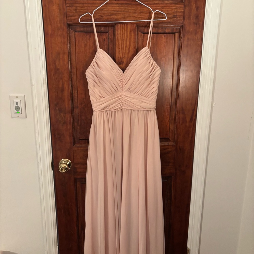 Chic Blush Maxi Dress